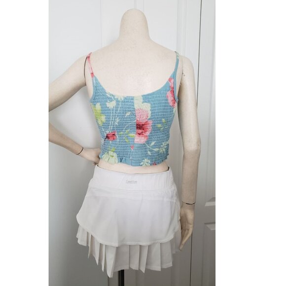BNWOT Calvin Klein white pleated skort tennis skirt w shorts underneath SMALL - Picture 4 of 15